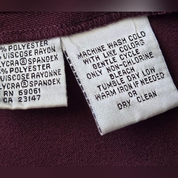 Talbots Women's Size 14 Burgundy Jacket/shirt - Picture 7 of 10